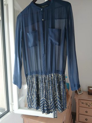 Mono Fiesta Zara Azul