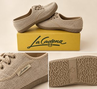 Zapatillas La Cadena Beige Talla 38