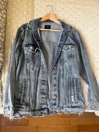 Chaqueta Vaquera Oversize Bershka