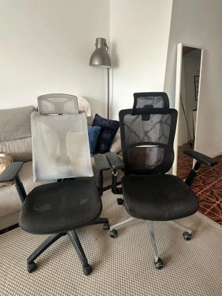 2 Sillas de Oficina Ergonómicas
