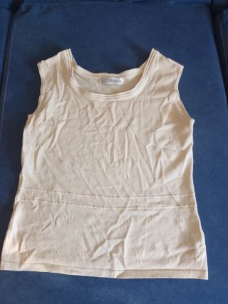 Camiseta de tirantes Just Woman beige