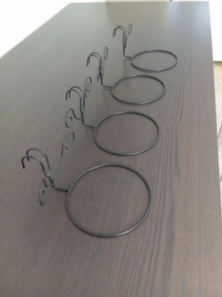 Set de 4 Apliques de Forja para Macetas