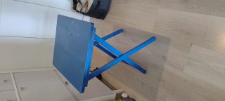 Mesa auxiliar plegable de madera