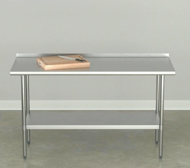 Mesa de trabajo acero inoxidable sin ruedas