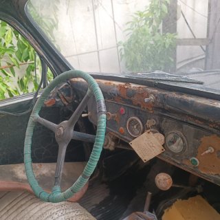 Volante original de coche clásico