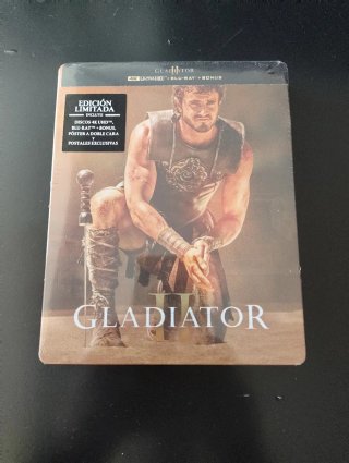 Gladiator II. Steelbook. 4K UHD y 2 discos Blu-ray