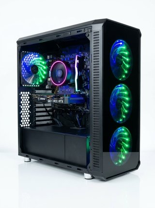 PC Gaming RTX 3060 Ti Ryzen 7 2700 16GB RAM SSD