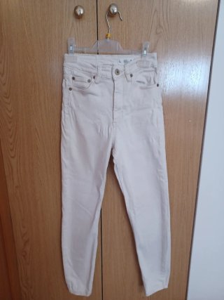 Pantalón Pitillo Blanco