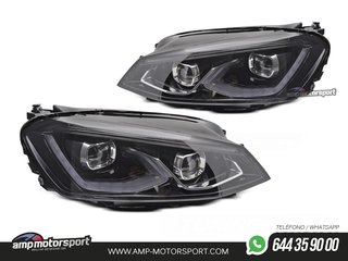 FAROS DELANTEROS  FULL LED PARA VOLKSWAGEN GOLF 7 2012-2017