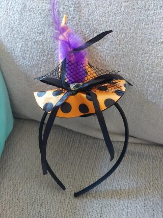 Diadema de Sombrero de Bruja para Halloween