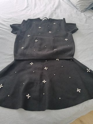 Conjunto Fiesta Negro Primark