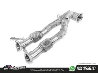 DOWNPIPE ALPHA COMPETITION PARA AUDI RS3 8V.5 SEDAN / TTRS 8S 2.5 TFSI - ANTITÉRMICO