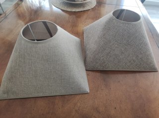 2 Pantallas para Lámparas de Mesa