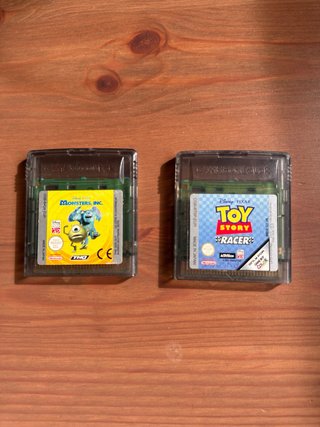 2 Juegos Game Boy: Monsters, Inc. y Toy Story