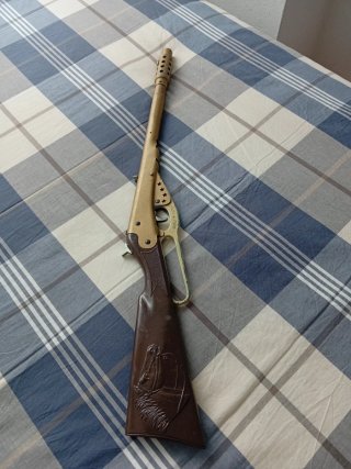 Juguete Vintage Rifle de Cowboy