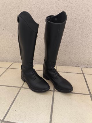 Botas de Equitación Negras para Niña