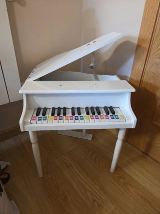 Piano de Cola Infantil Blanco