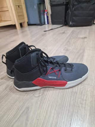 Botas Baloncesto Tarmak Azul y Rojo Talla 44