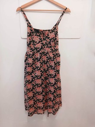 Vestido Floral Negro K Woman Talla 44