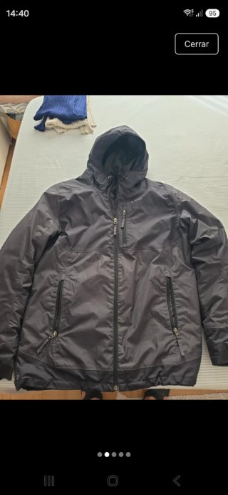 Chaqueta acolchada Tribord negra