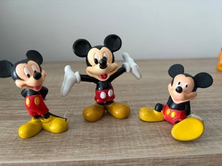 3 Figuras PVC Mickey Mouse Bully Disney