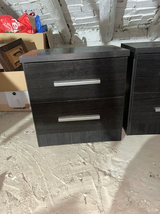 2 Mesitas de Noche IKEA Wengué
