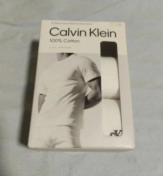 Pack 3 Camisetas Calvin Klein Blancas Talla L