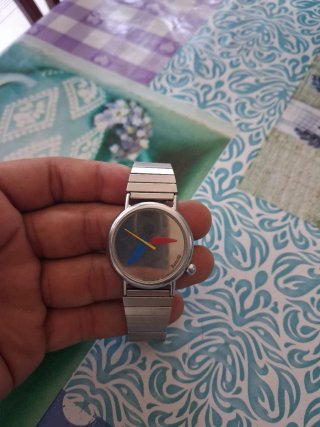 Reloj Banesto Plateado