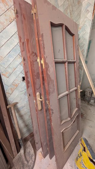Set de 4 Puertas de Madera Maciza
