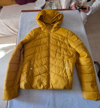 Chaqueta Acolchada Amarilla Talla M