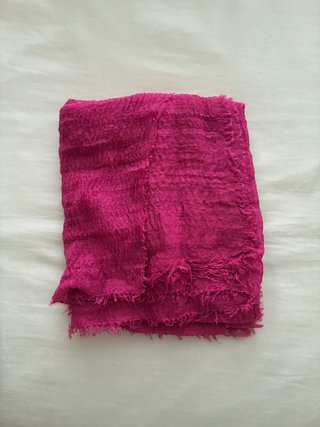 Fular fino rosa