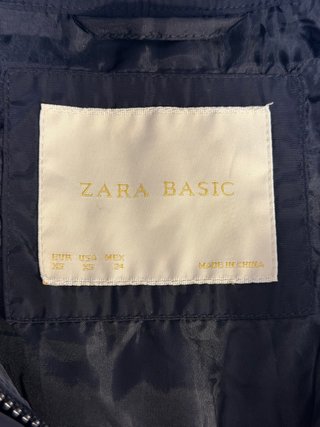Cazadora Zara Azul Talla XS