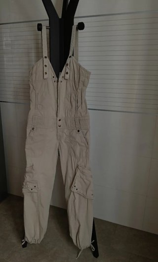 Mono de Algodón Beige Talla 40