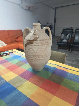Botijo de Barro Artesanal