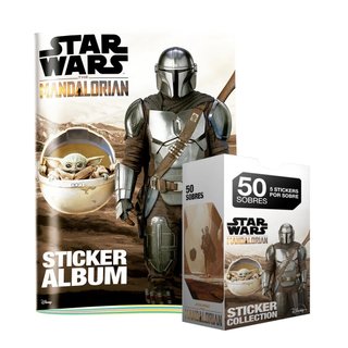 Álbum y Paquetón de Cromos Star Wars Mandalorian