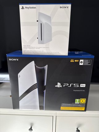 Pack 2 Cajas Vacías PS5 Pro y Lector Disco