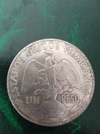 Moneda antigua, Un Peso Mexicanos (PLATA)