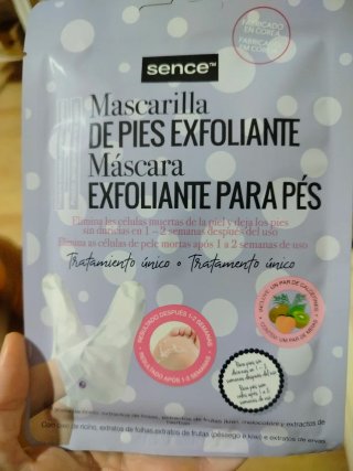 Mascarilla de Pies Exfoliante Sence
