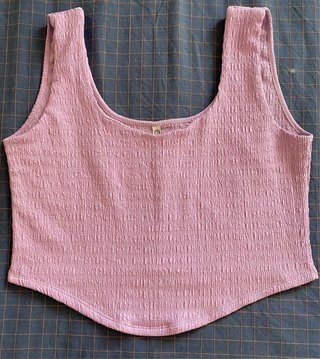 Blusa sin mangas lila