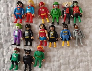 Figure DC Playmobil, singoli 2 euro