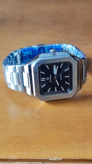 Reloj Poedagar acero inoxidable calendario nuevo