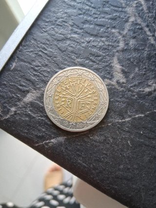 Moneta 2 Euro Albero della Vita Francia