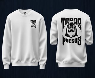 Sudadera Todos Presos Blanca