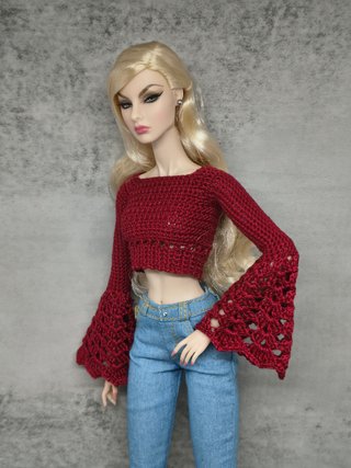 Top para muñecas Barbie & Integrity toys