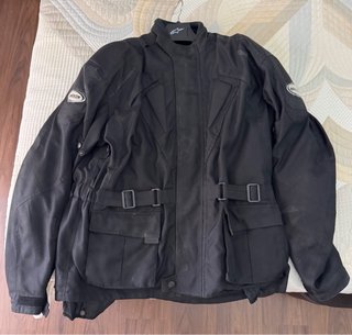 Chaqueta de Moto Negra cordura