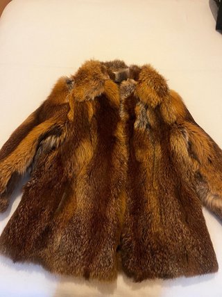 Chaquetón de Pelo Natural de Zorro