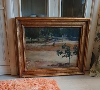 Acuarela de Pignol con Marco 77x61 cm