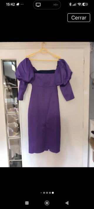 Vestido de fiesta morado