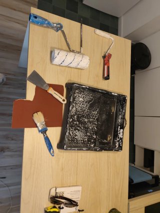 Set de herramientas para pintar