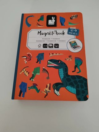 Juego Magnético Janod Magnéti'book Dinosaurios
